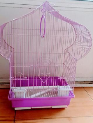 Iri qefes satilir. Su qabi , yem qabi, papuqay durmasi ucun cubuq v