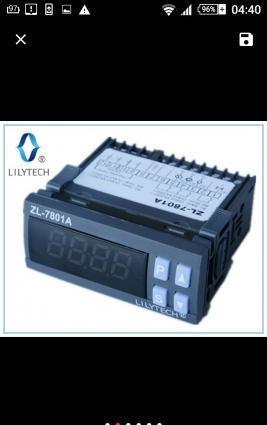 Inkubator ucun her seyi idare eden controller. Temperaturu ve nemisliy