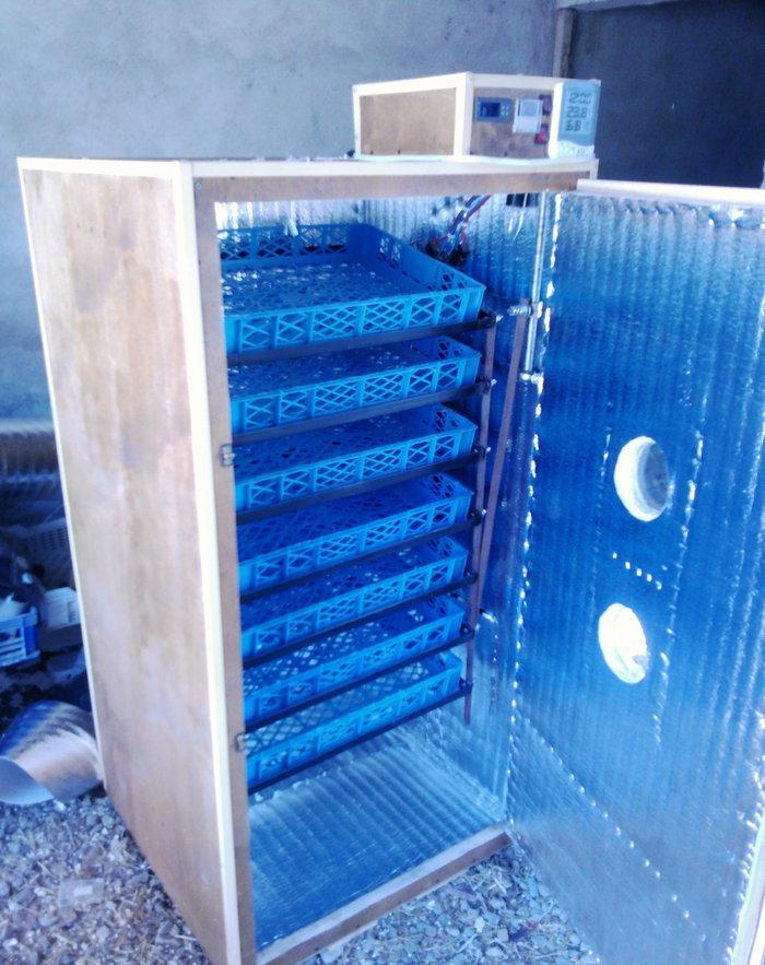 inkubator yigilir, tam avtomatik is rejimine malikdir. her bir sey avt