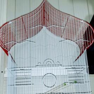 Iri qefes satilir. Su qabi , yem qabi,   papuqay  durmasi ucun cubuq v