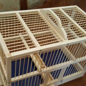 Qefes. Kanarya ucun daha uygundur (olculeri : uzunlugu-45sm, eni-25 sm